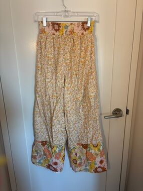 American Eagle Multi Floral Wide Leg Pants